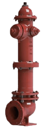 Dry barrel hydrant model F600 made of ductile iron with corrosion-resistant coating and flanged connections for reliable firefighting performance - Century Valves
