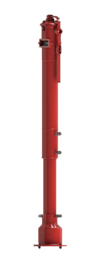 Vertical indicator post model G545 for 14-24 inch buried gate valves, featuring adjustable height and durable construction for fire protection systems - Century Valves & Hydrants